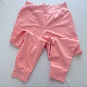 Underarmour Peachy Pink Joggers Pants Leggings Women’s XL EUC Slim Fit w/Pockets